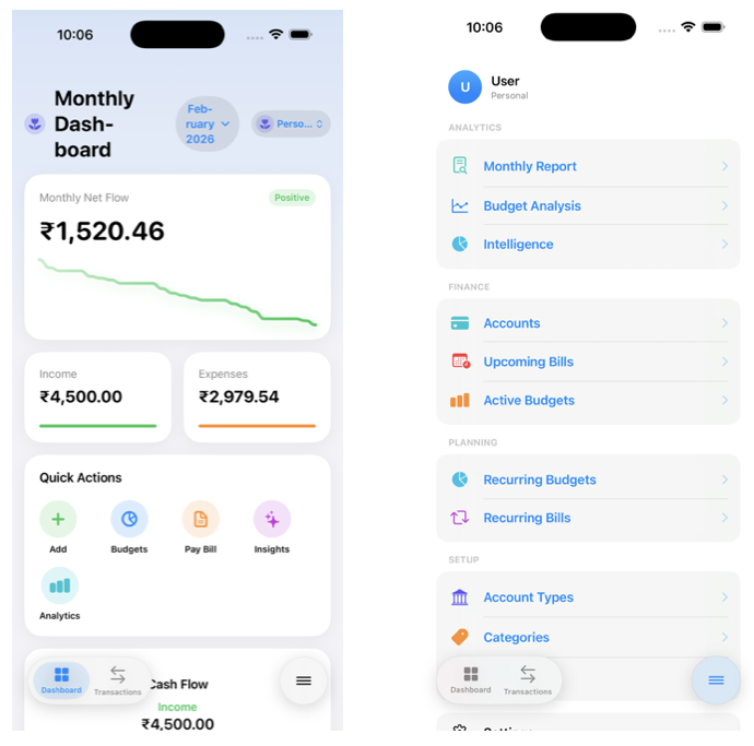 Navigation - Mobile Closed vs Open